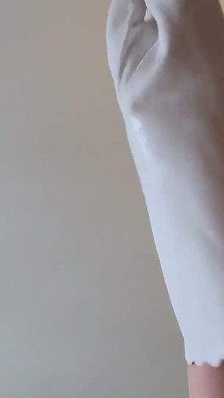 Close up Gloved Anal Fisting