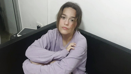 My Stepbrother Fucks Me in the Living Room Cabinet Alone