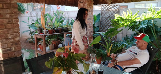 Masturbating with My Neighbours Wife Outdoor on the Patio