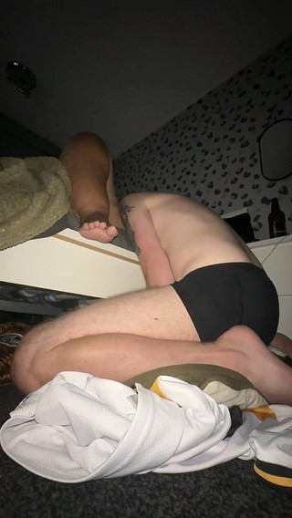 Horny Dom Wife Puts Slave Hubby on His Knees so He Can Worship Her Pussy