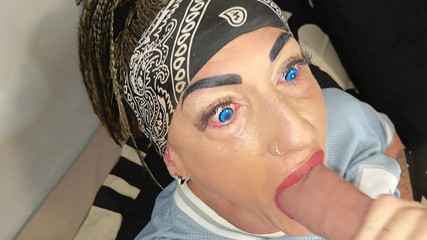 Destroying and Sucking My Giant Dildo 4