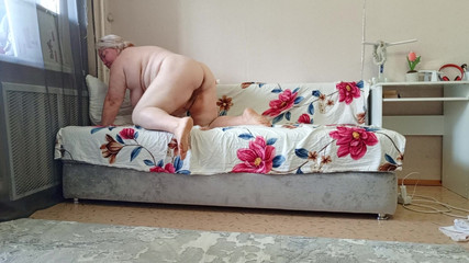 Mother-in-law Spends Time Masturbating Her Big Hairy Pussy with Toys