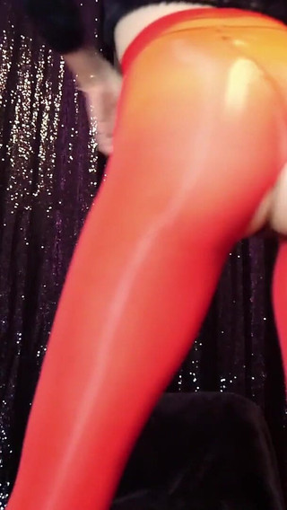 Worship My Shiny Red Pantyhose and Surrender to Me Ita