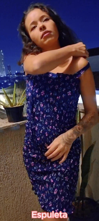 Exhibition on the Balcony - Hot Girl Dancing Until She Is Naked