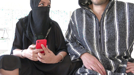 Arab Wife Tells Husband She Is Lesbian and Wants to Lick Pussy