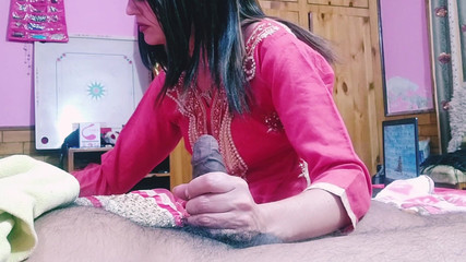 My Step Bro Wanted Me to Give Handjob