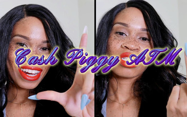 Cash Piggy ATM - Ebony Femdom Goddess Rosie Reed Bratty