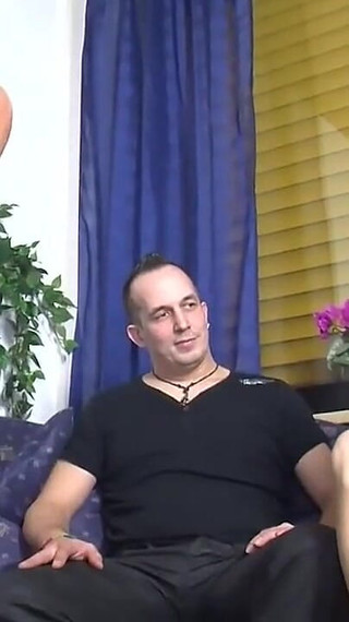 Two Beautiful MILFs Suck and Make Big Cock Cum