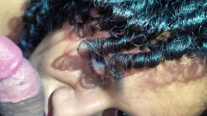 POV Facial Cumshot to a Latina