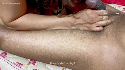 Romantic Indian Couple - Licking Ice Cream on Penis - Hottest Blowjobing