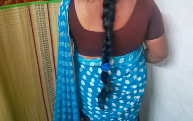 Long Hire Indian Stepaunty Nice Boobs Show