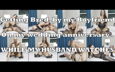 My Cuckold Husband Watches Me Get Bred on Our Anniversary