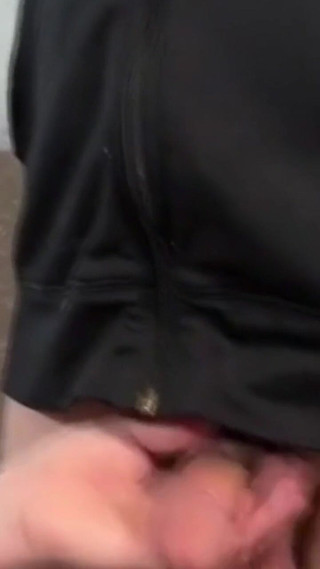 A Cute Giggeling MILF Gives His Tiny Dick a Quick Handjob