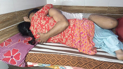 Girl Has Sex with Her Boyfriend on a Cold Winter Night.