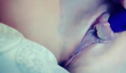 Moaning with Pleasure From Vibrator.