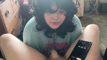 Blowjob Timer Challenge: Last and I Won’t Cuck You